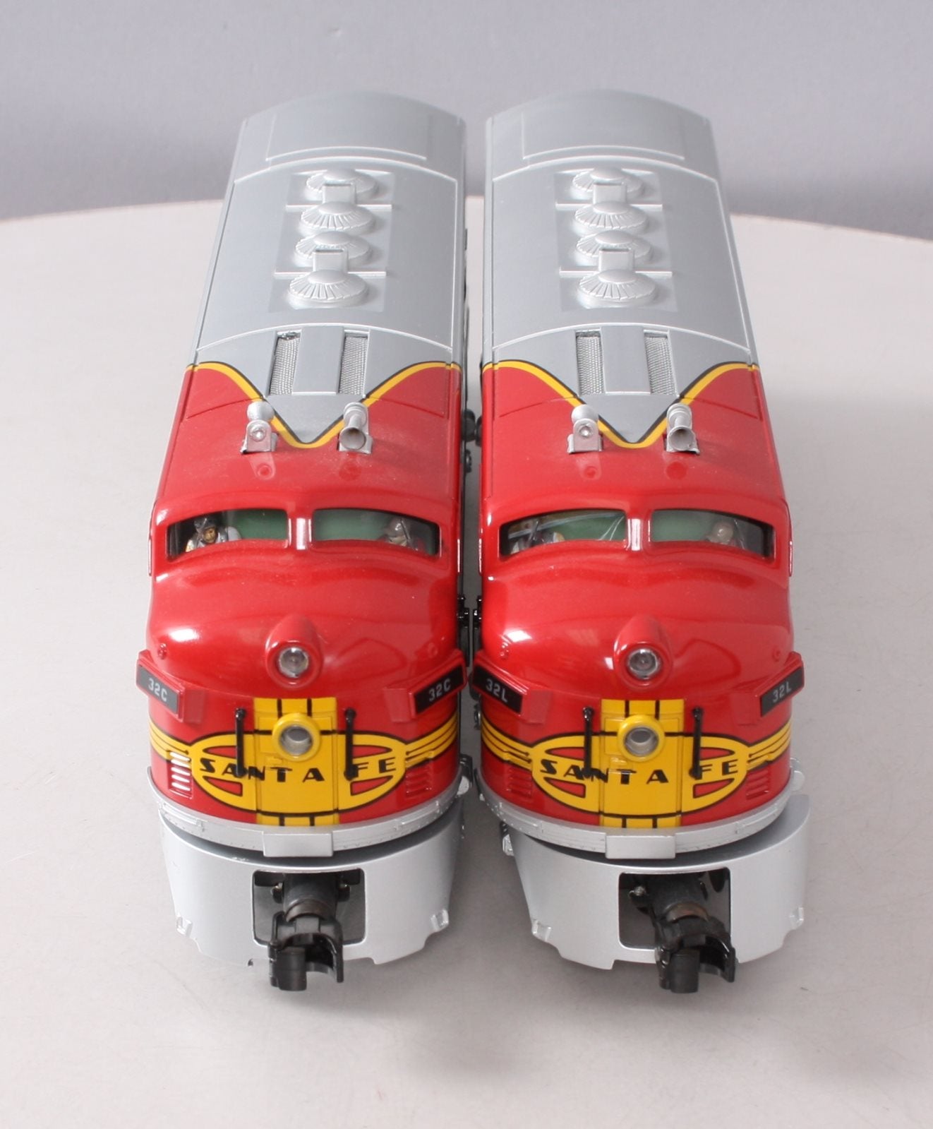 MTH 30-20158-1 ATSF F3 ABA Diesel Engine Set w/PS3 ##32L/32C/32B