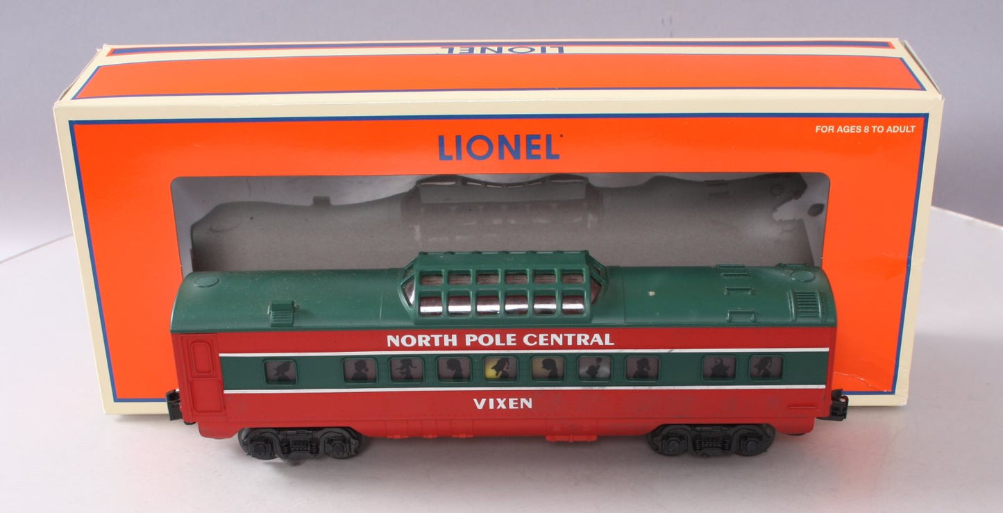 Lionel 6-25196 O Gauge North Pole Central "Vixen" Vista Dome NIB