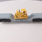 MTH 30-7618 O Gauge MTH Depressed Center Flatcar #19982 with Ertl Bulldozer NIB