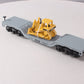 MTH 30-7618 O Gauge MTH Depressed Center Flatcar #19982 with Ertl Bulldozer LN/Box