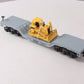 MTH 30-7618 O Gauge MTH Depressed Center Flatcar #19982 with Ertl Bulldozer LN/Box