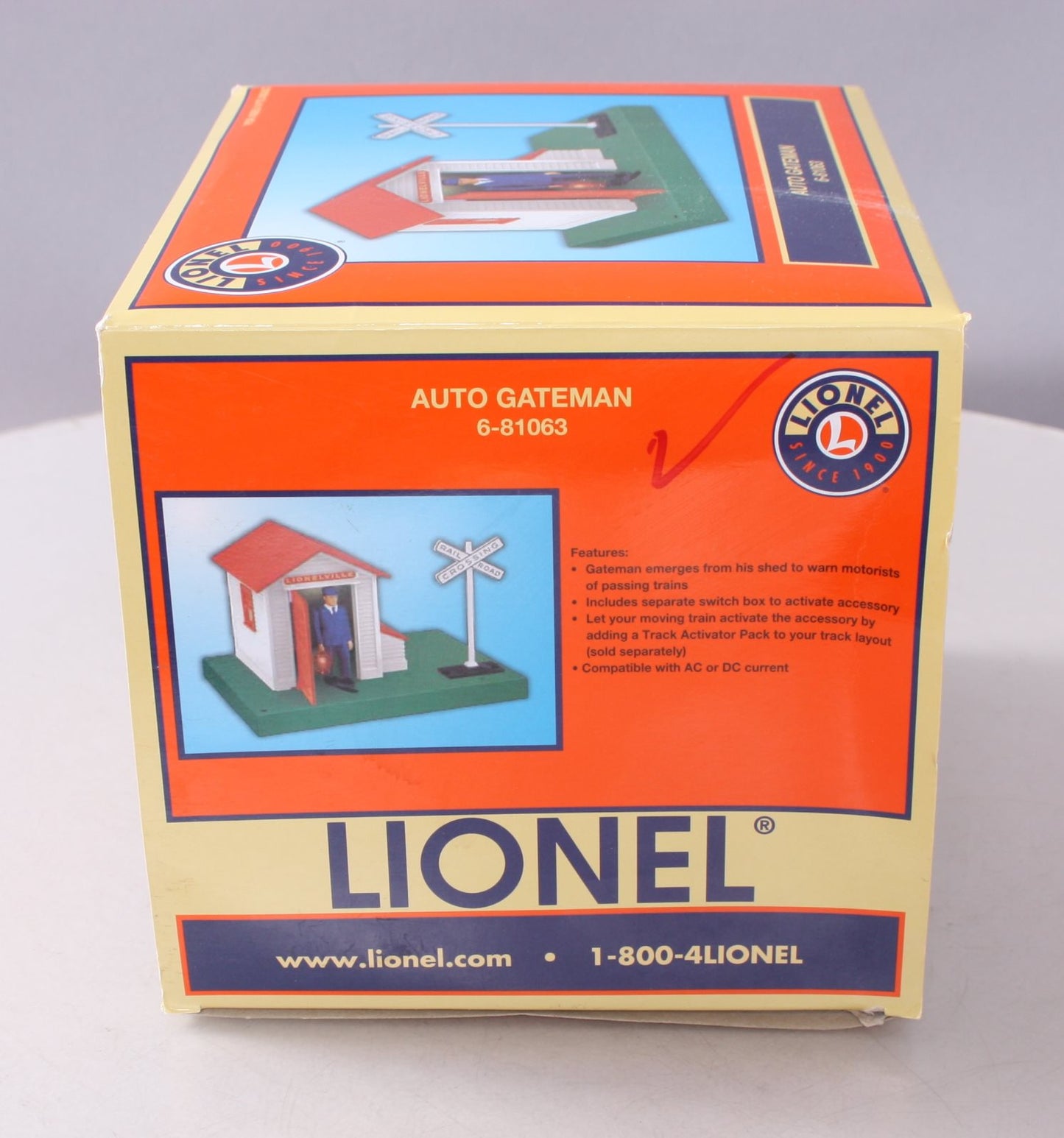 Lionel 6-81063 O Assembled Classic Automatic Gateman LN/Box