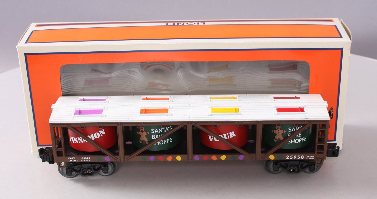 Lionel 6-25958 O Gauge Gingerbread Dough Vat Car