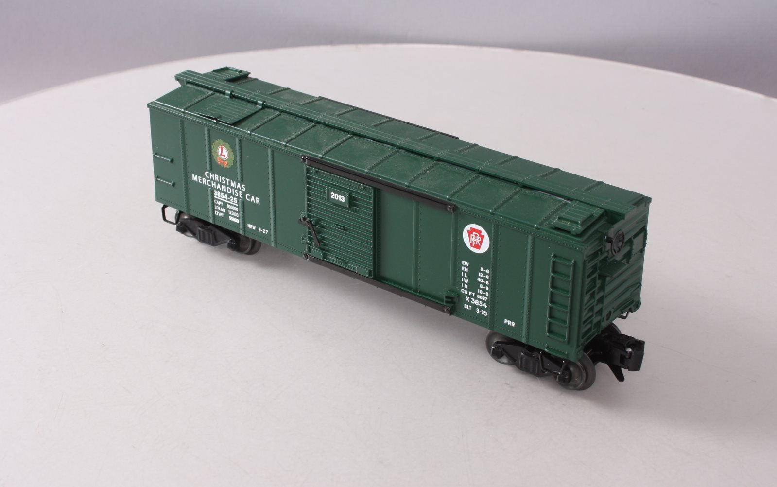 Lionel 6-27949 O Pennsylvania RR Christmas Operating Merchandise Car #3854-25