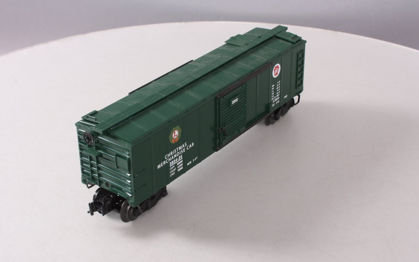 Lionel 6-27949 O Pennsylvania RR Christmas Operating Merchandise Car #3854-25