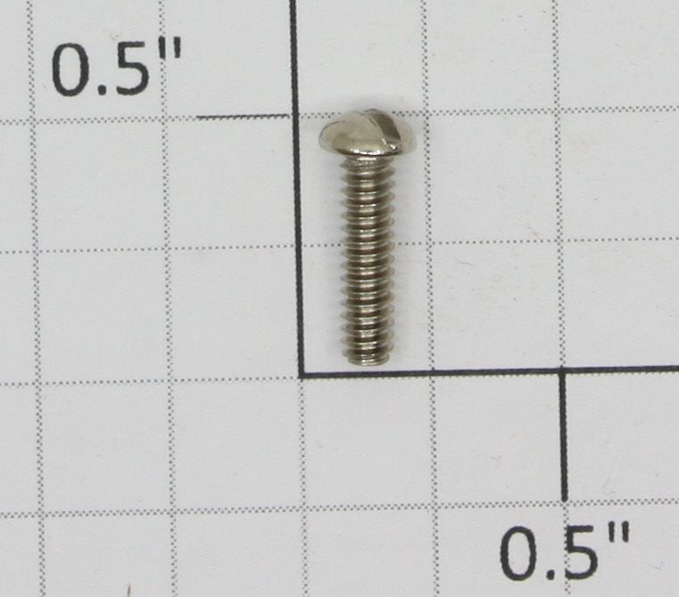 Lionel #4-40 x 9/16" Nickel Slotted Round Head Screw