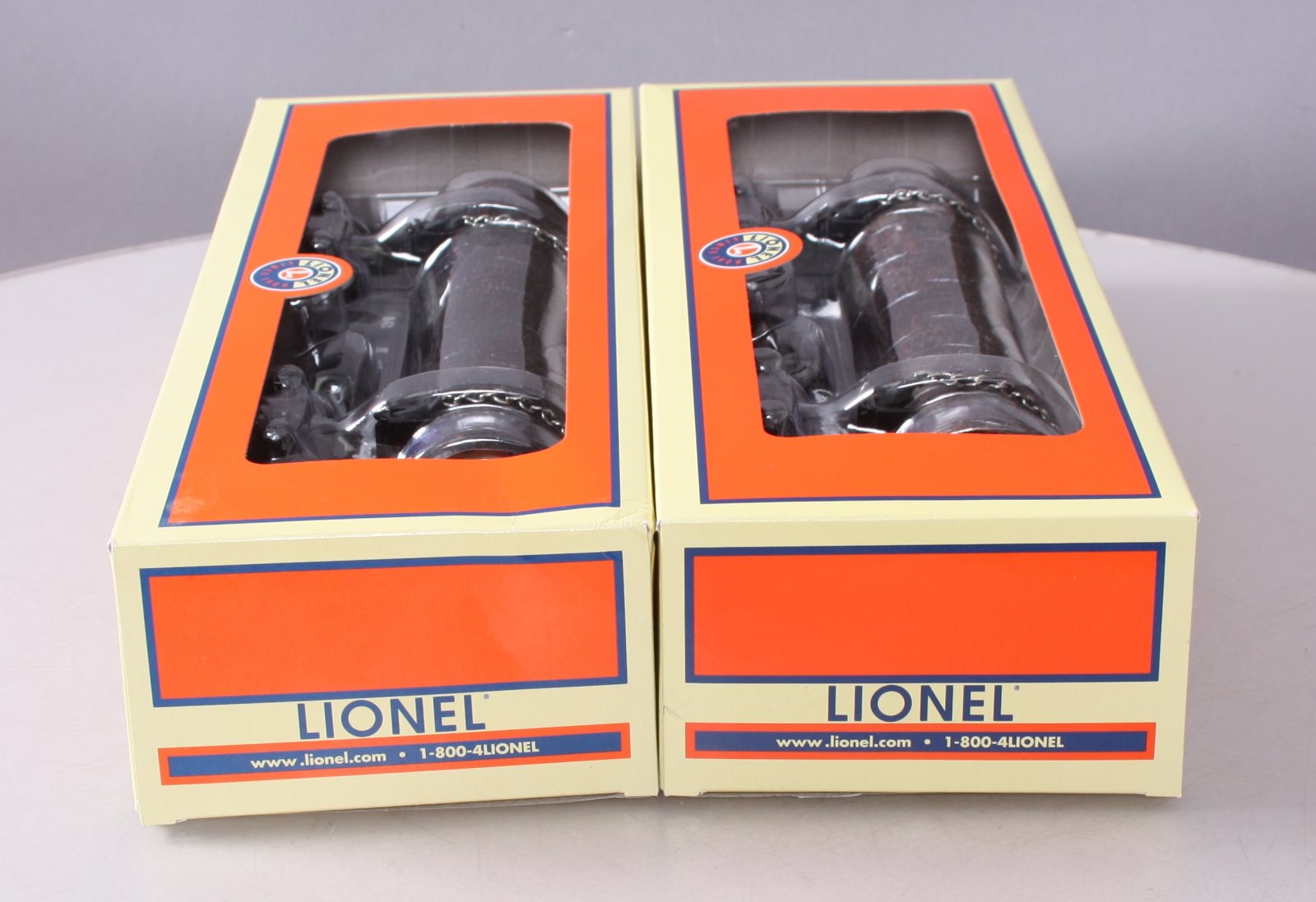 Lionel 6-27826 O Gauge Canadian Pacific Skeleton Log Car 2-Pack LN/Box