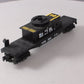 MTH 30-7695 O TVFN TV Channel 4 Flatcar w/ Operating Helicopter NIB