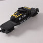 MTH 30-7695 O TVFN TV Channel 4 Flatcar w/ Operating Helicopter NIB
