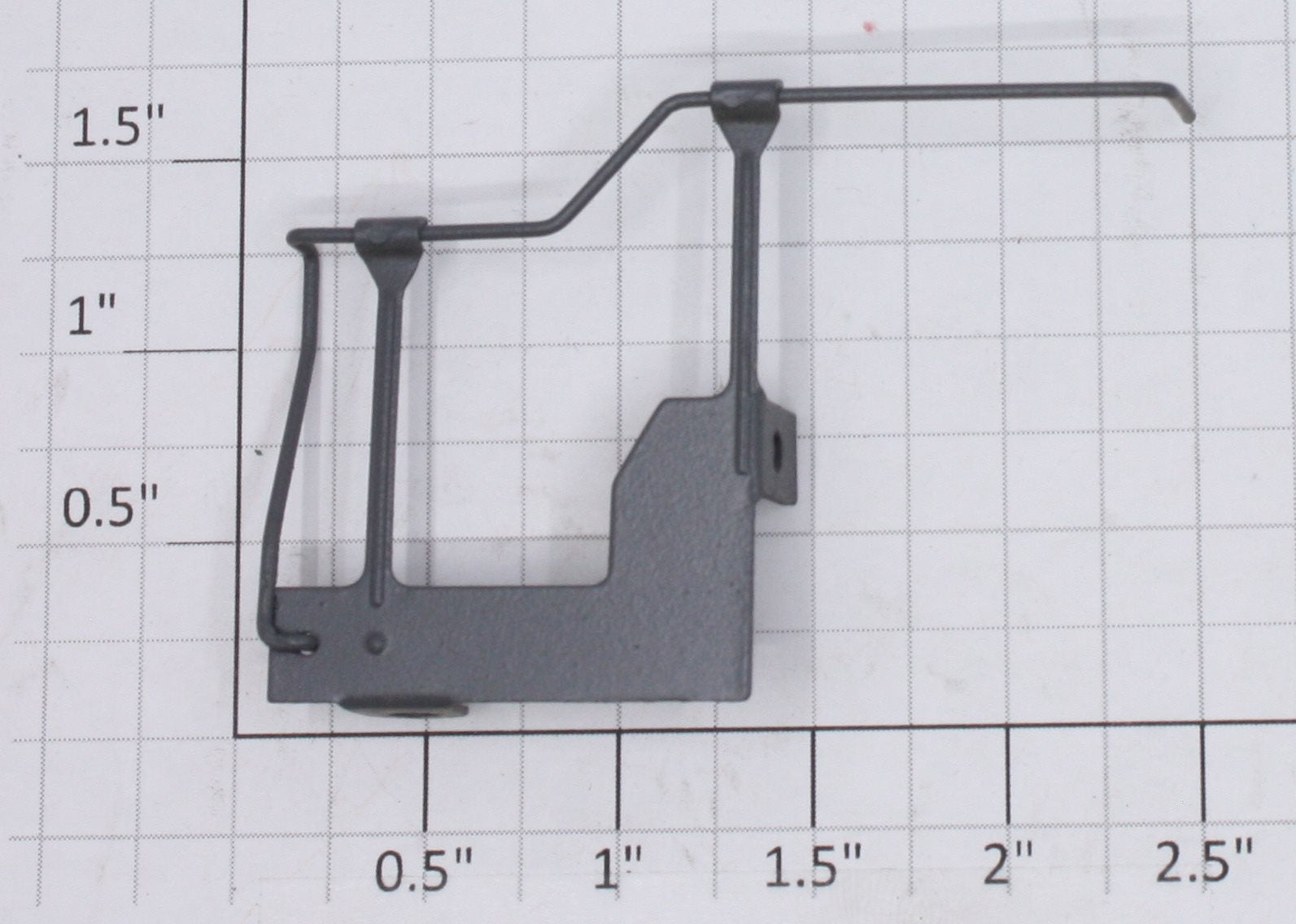 Lionel 8376-104 Gray Left Hand Short Handrail