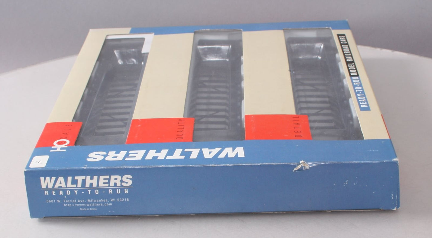 Walthers 932-34106 HO Plum Creek 72' Center Beam Bulkhead Flatcar (Pack of 3)