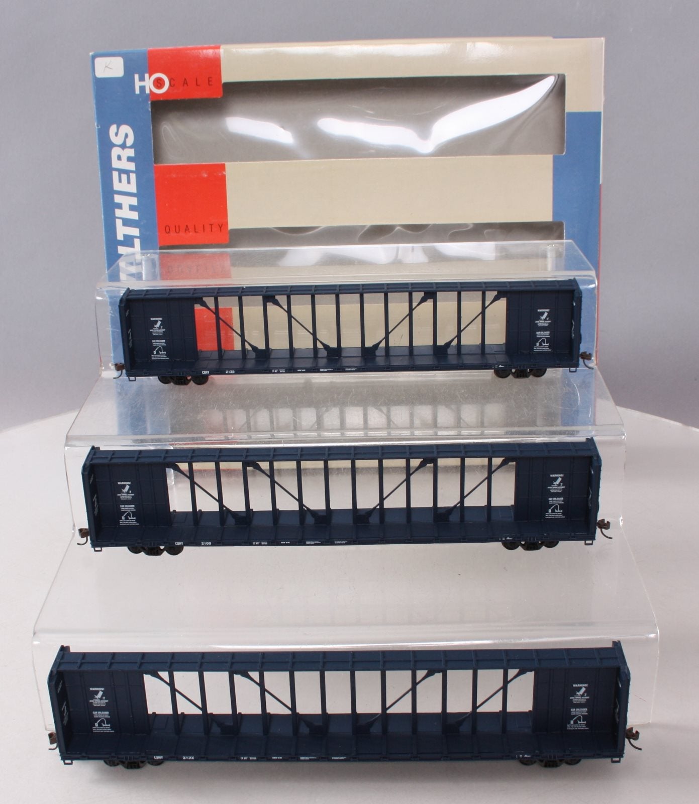 Walthers 932-34106 HO Plum Creek 72' Center Beam Bulkhead Flatcar (Pack of 3)