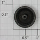 Lionel 1661-7 Black Solid Pilot Wheel