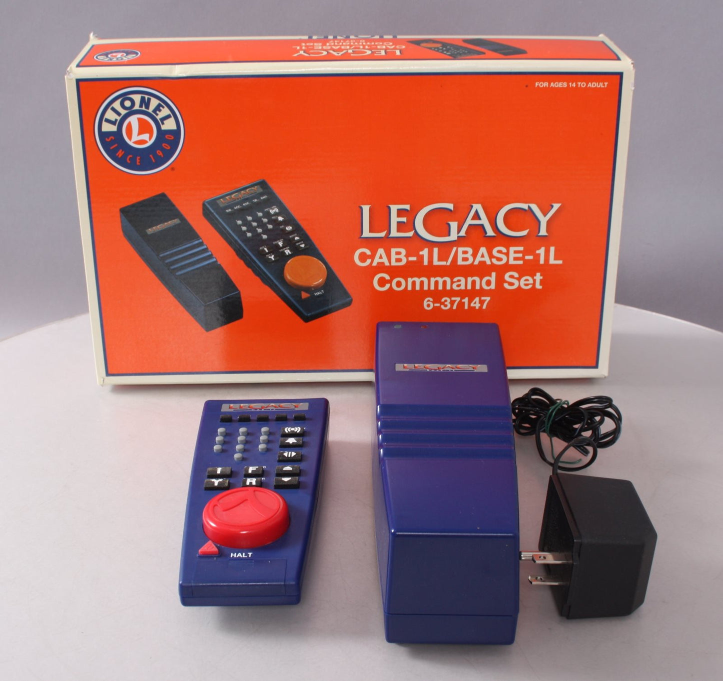 Lionel 6-37147 LEGACY Cab-1L / Base-1L Command Set LN/Box