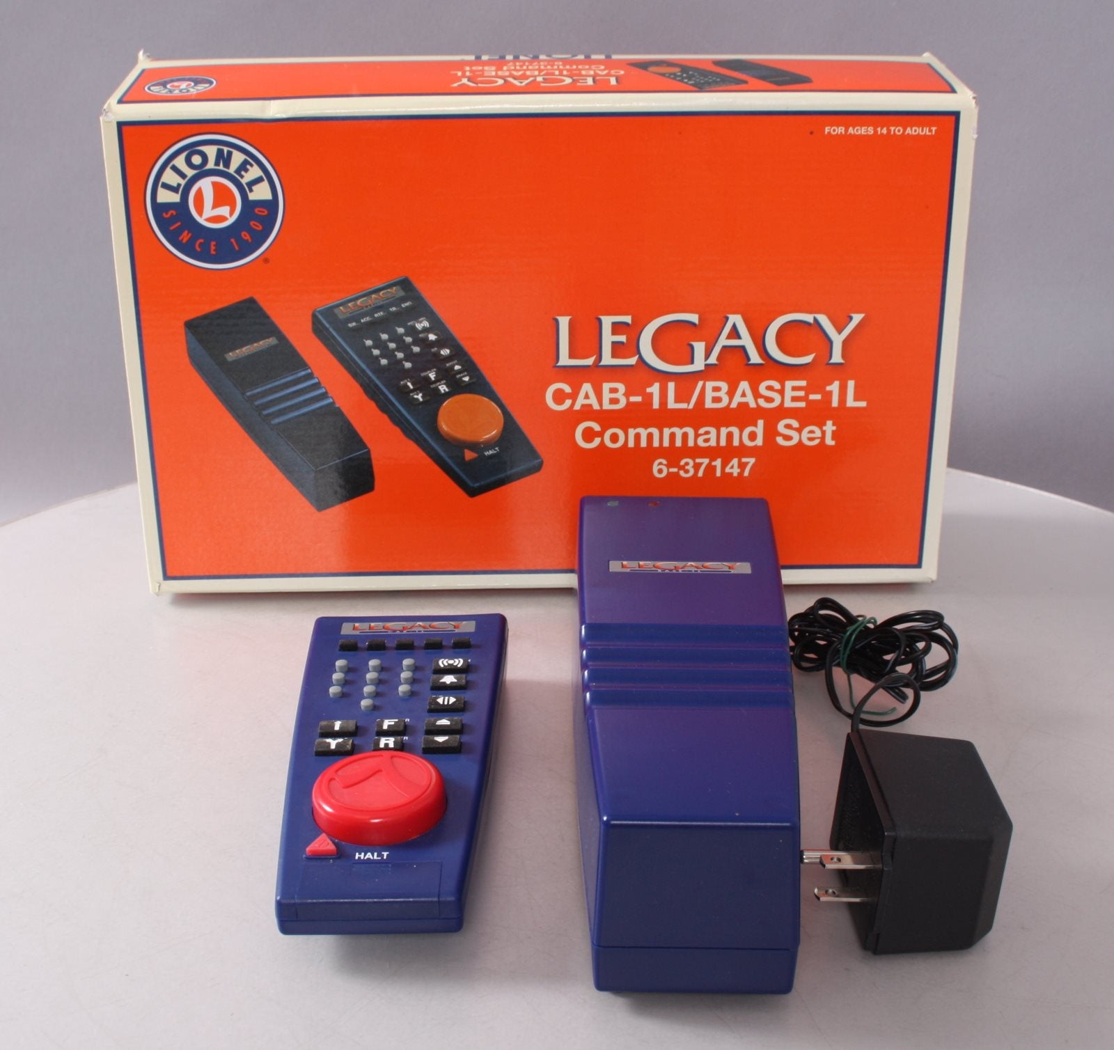 Lionel 6-37147 LEGACY Cab-1L / Base-1L Command Set LN/Box
