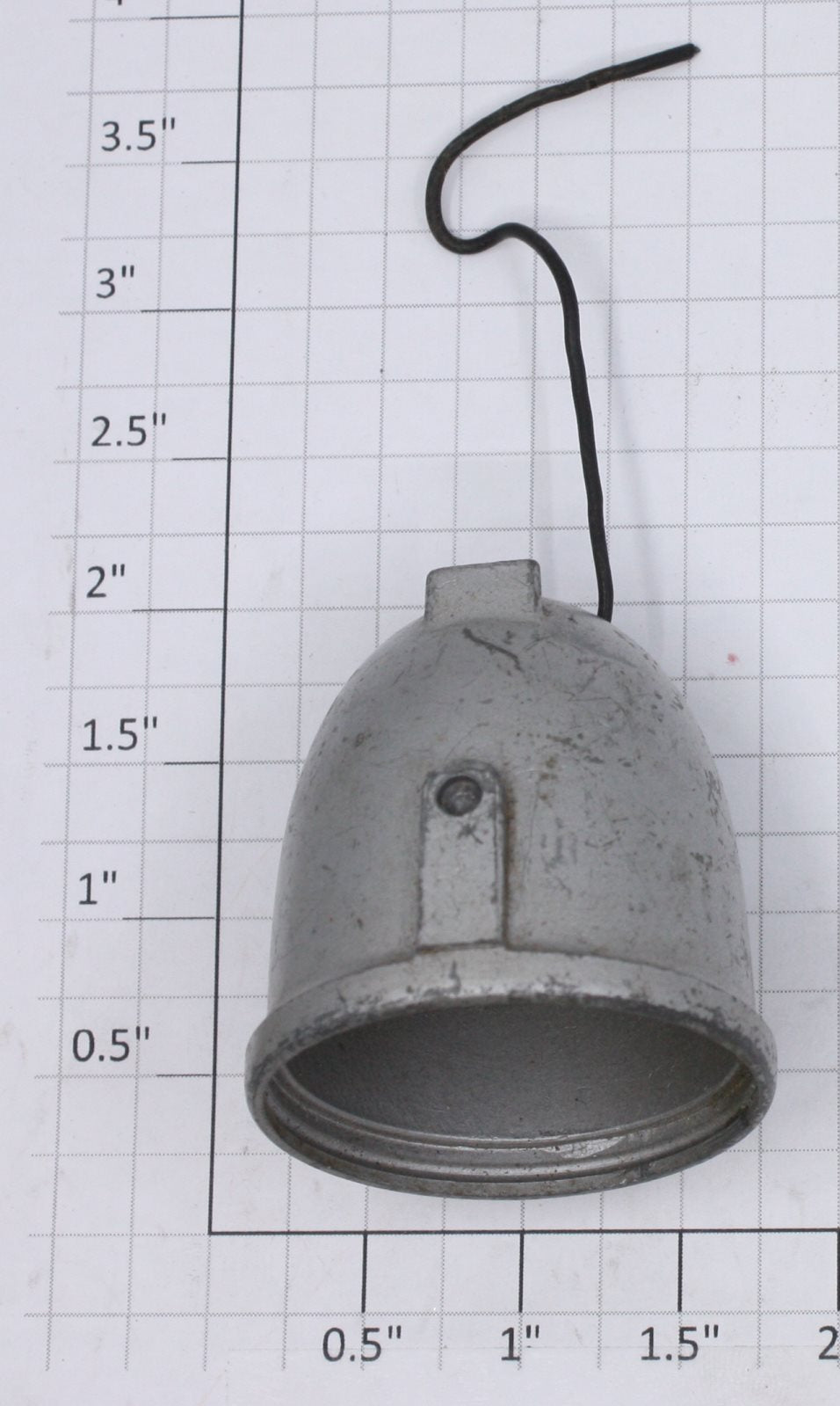 American Flyer XA8862 S Scale Silver Searchlight Hood with Reflector & Socket