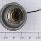 American Flyer XA8862 S Scale Silver Searchlight Hood with Reflector & Socket