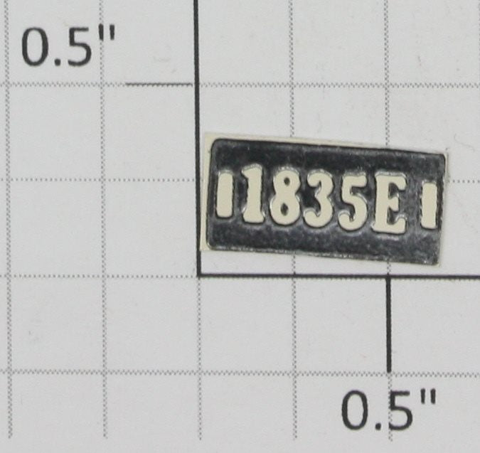 Lionel 1835E-15 Number Board