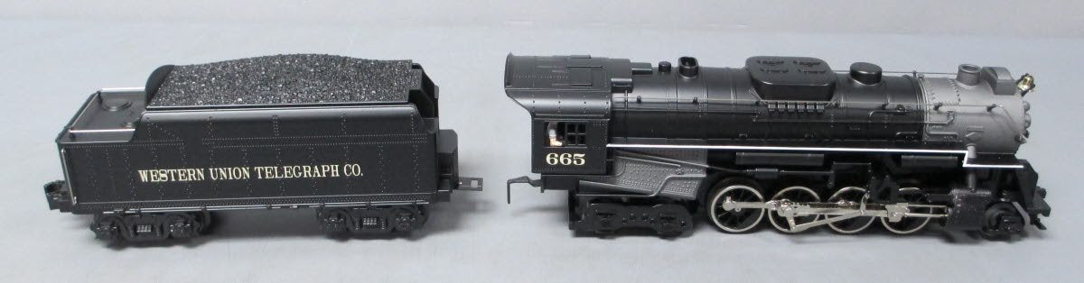 Lionel 6-28665 O Gauge Western Union 2-8-4 Steam Locomotive #665 LN/Box