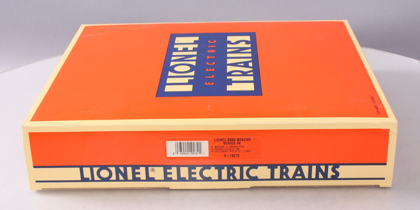 Lionel 6-19272 O Gauge 6464 Boxcars Series 3-Car Set #4 LN/Box