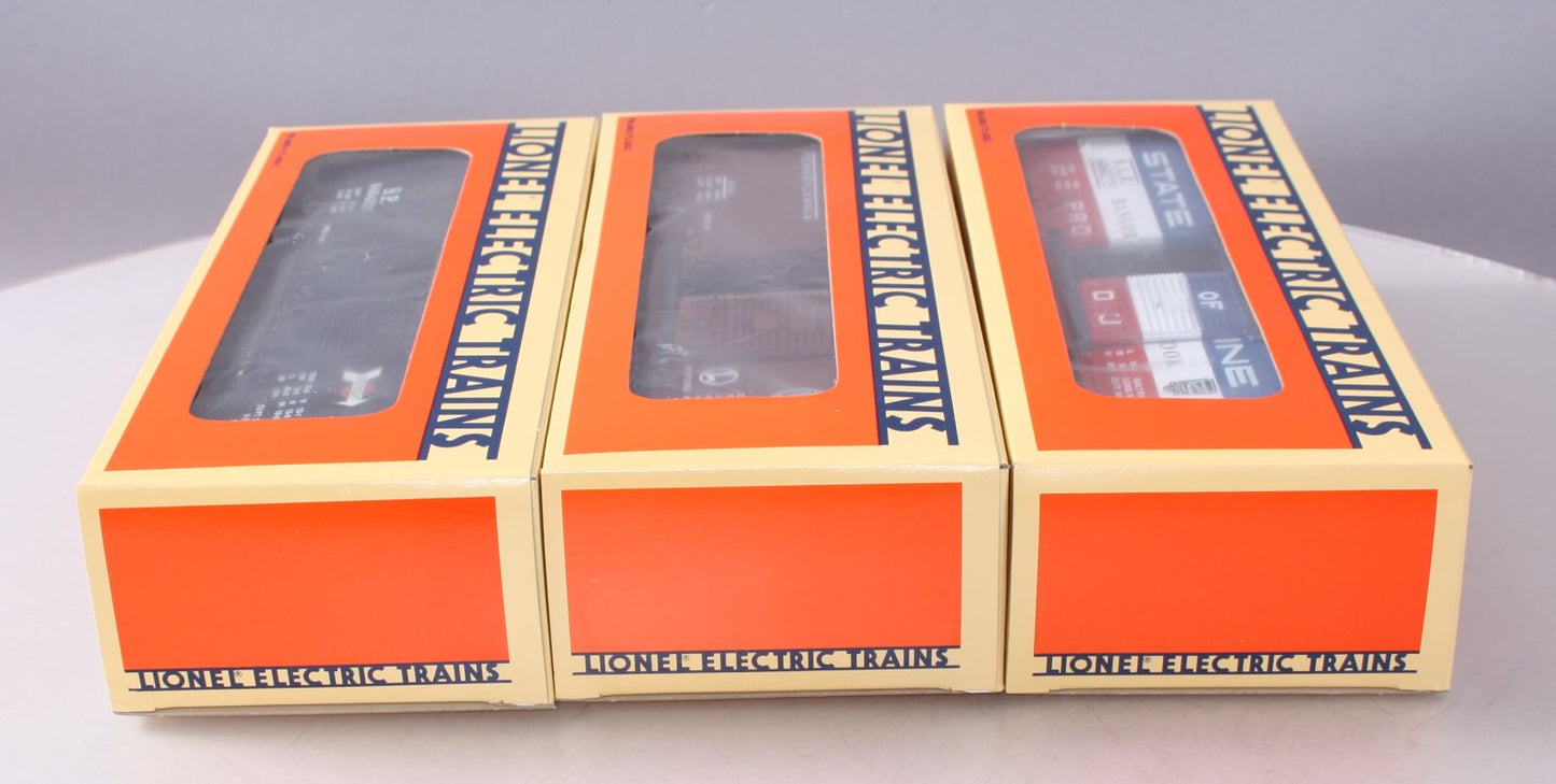 Lionel 6-19272 O Gauge 6464 Boxcars Series 3-Car Set #4 LN/Box