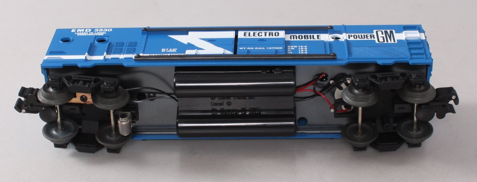 Lionel 6-19831 O Gauge GM Operating Generator Car with Searchlight LN/Box