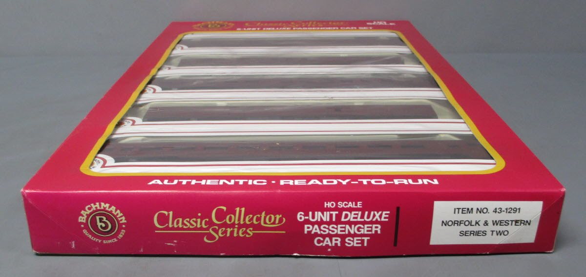 Bachmann 43-1291 HO Scale Norfolk & Western Passenger Train Set LN/Box