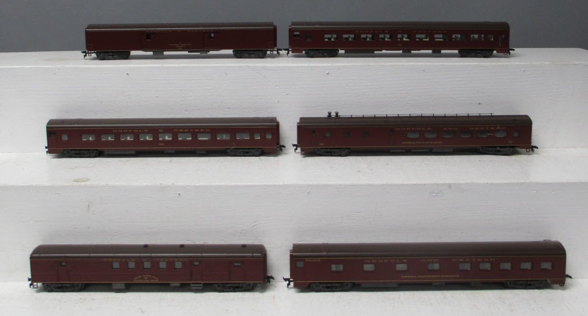 Bachmann 43-1291 HO Scale Norfolk & Western Passenger Train Set LN/Box