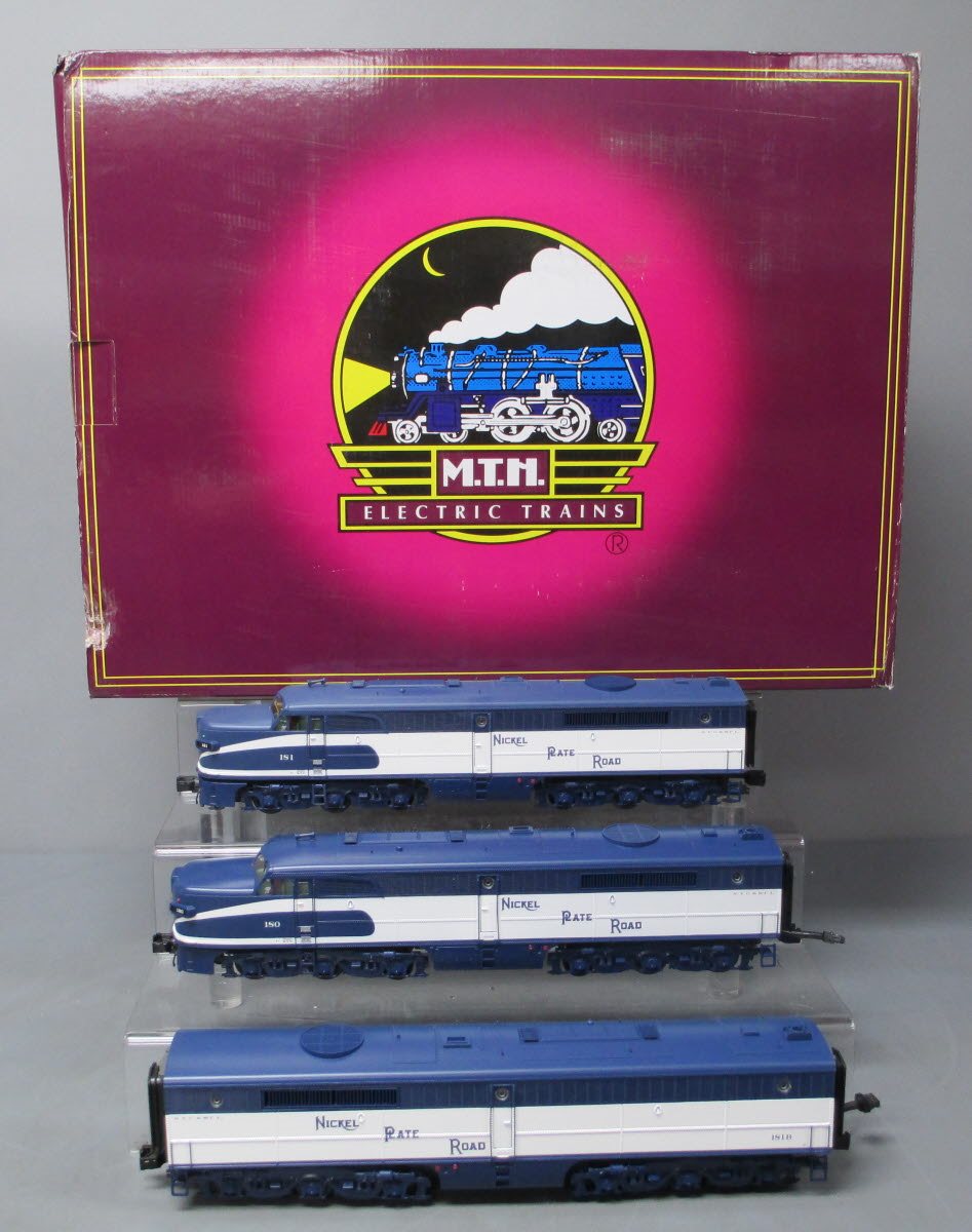 MTH 20-20360-1 O Scale NKP Premier Alco PA ABA Diesel Set With Proto-Sound 3.0 LN/Box