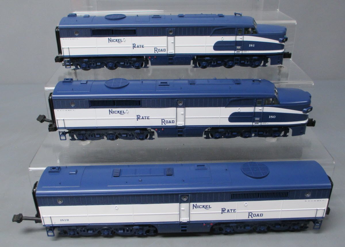 MTH 20-20360-1 O Scale NKP Premier Alco PA ABA Diesel Set With Proto-Sound 3.0 LN/Box