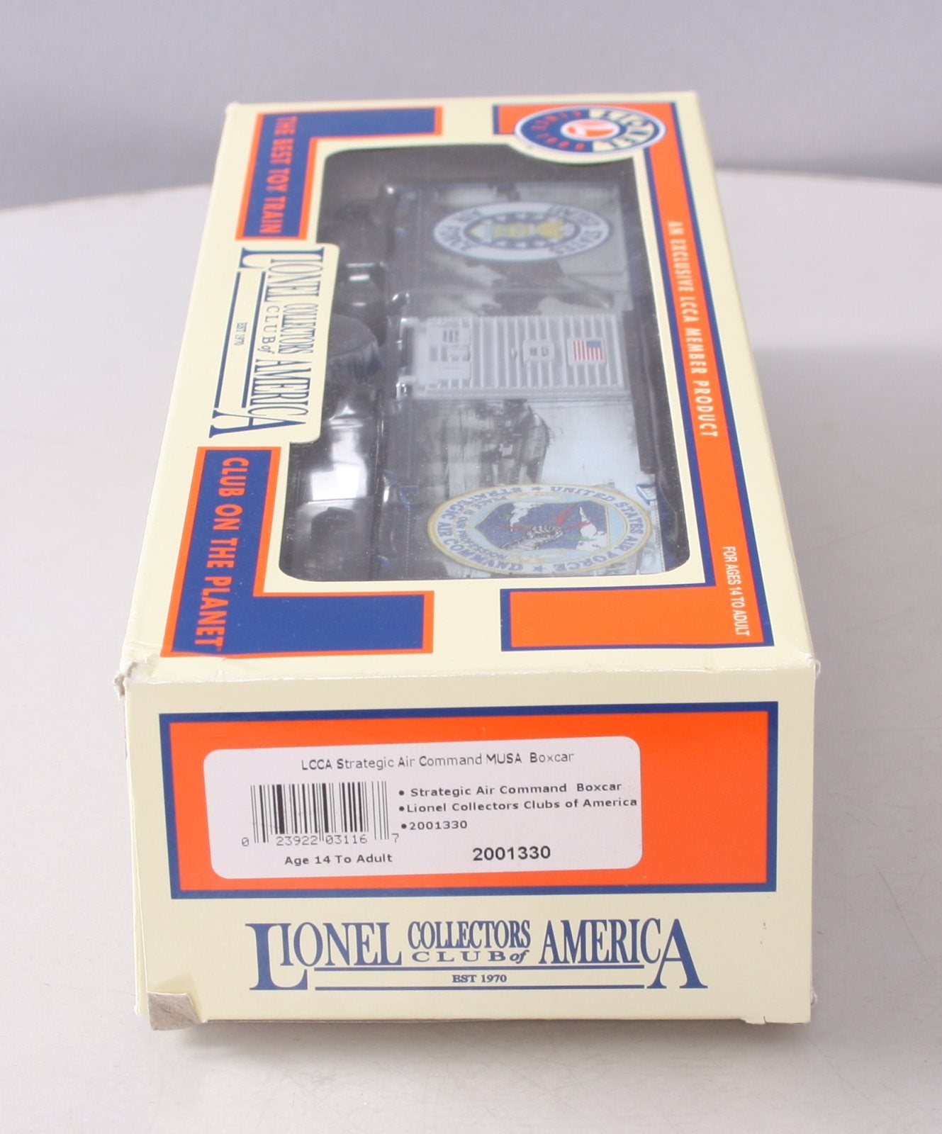 Lionel 2001330 O Gauge USA LCCA 2020 Strategic Air Command MUSA Box Car LN/Box