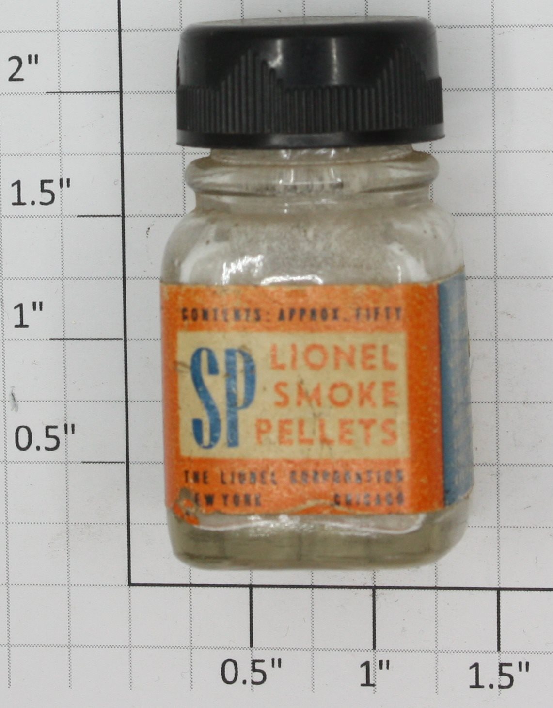 Lionel SP Vintage Smoke Pellets Bottle - Empty