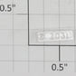Lionel 2031-6 Right Hand Clear Raised Number Marker Lens/Number Board