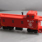 K-Line K616-1091 O Gauge B&O Off-Center Cupola Wood-Sided Smoking Caboose LN/Box