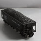 MTH 30-8001 O Baltimore & Ohio Die-Cast 4-Bay Hopper with Coal Load NIB