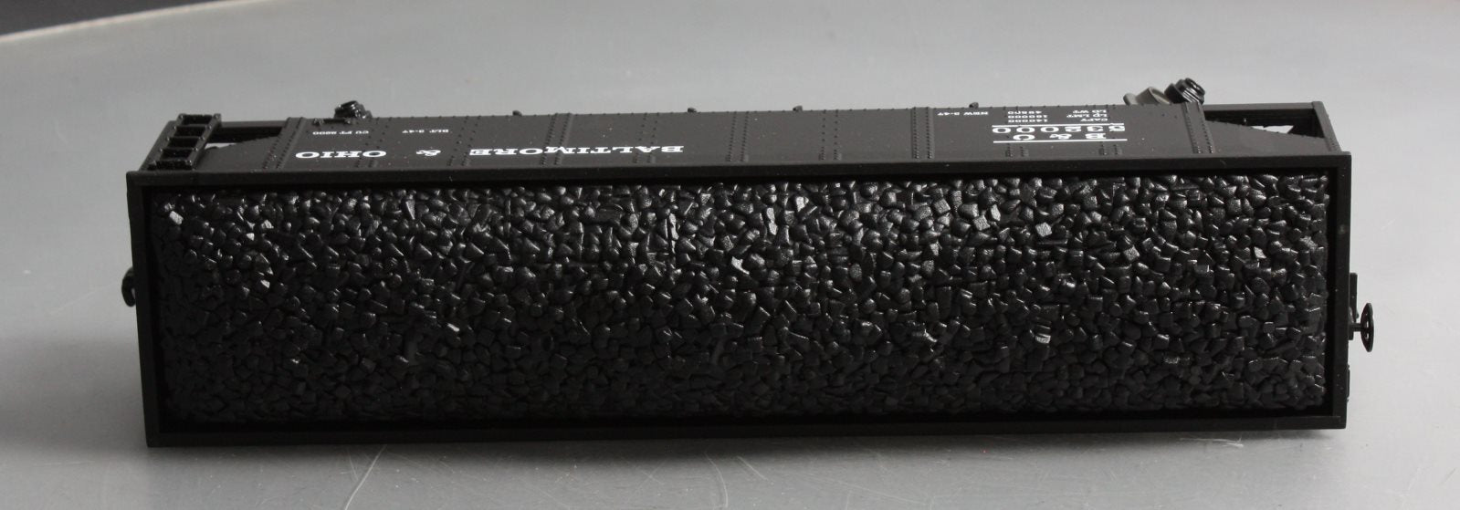 MTH 30-8001 O Baltimore & Ohio Die-Cast 4-Bay Hopper with Coal Load NIB