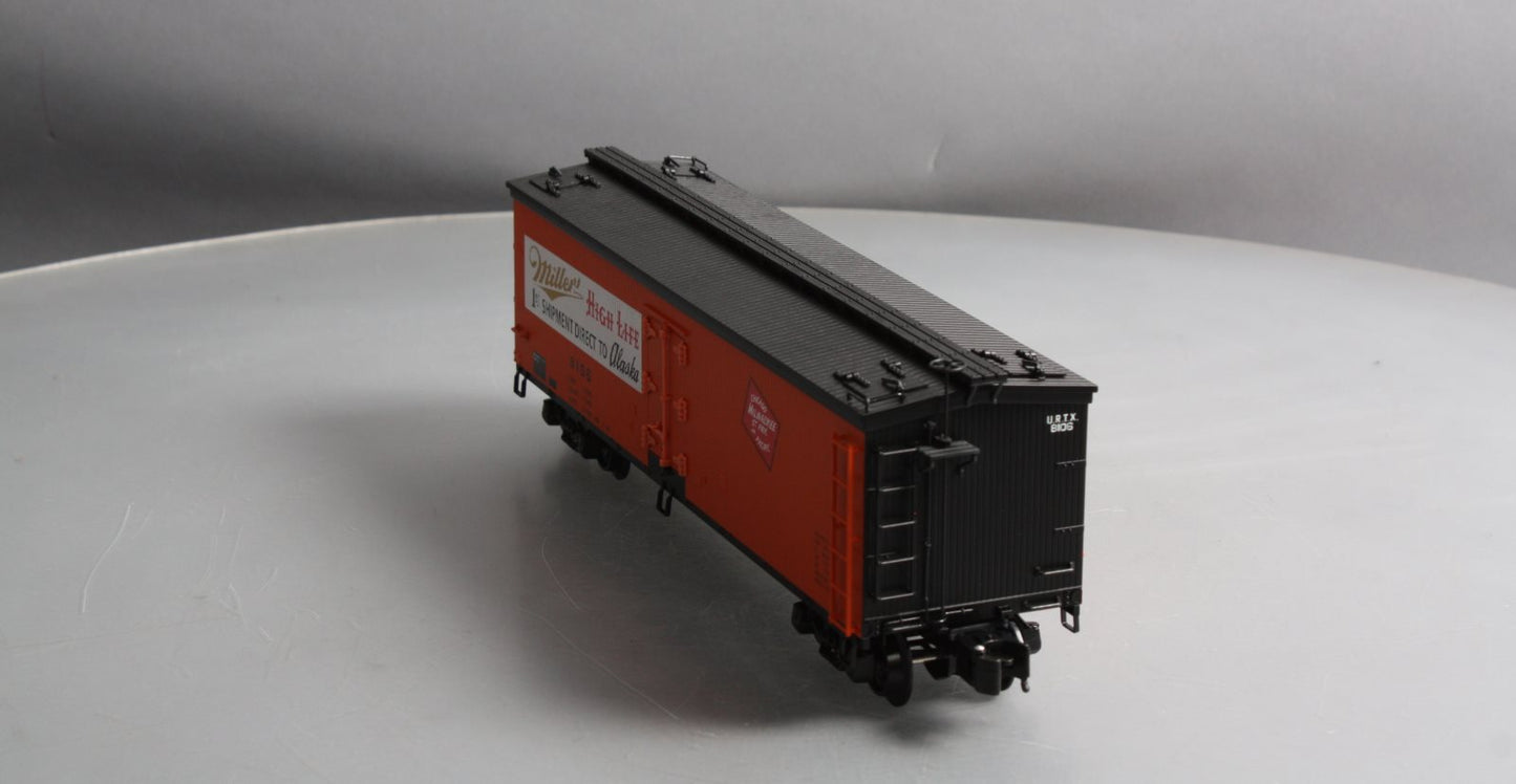 K-Line K742-6405 O Gauge Miller Woodside Reefer Car w/Billboard #8106 NIB