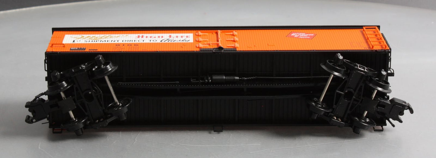 K-Line K742-6405 O Gauge Miller Woodside Reefer Car w/Billboard #8106 NIB