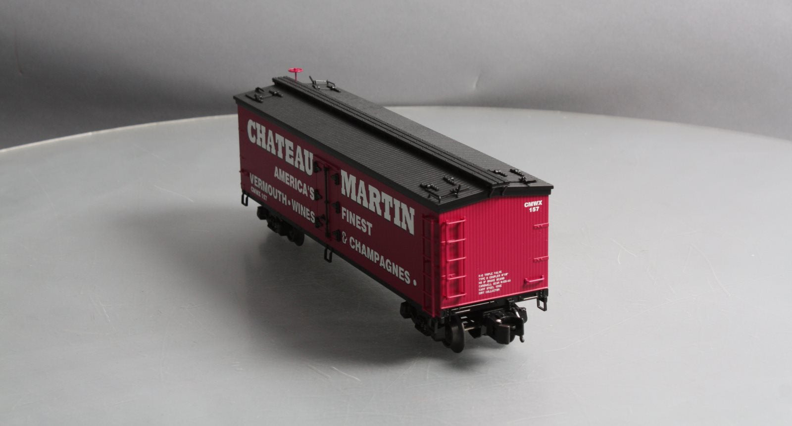 K-Line K742-8015 O Gauge Chateau Wine Refrigerator Car #157 LN/Box