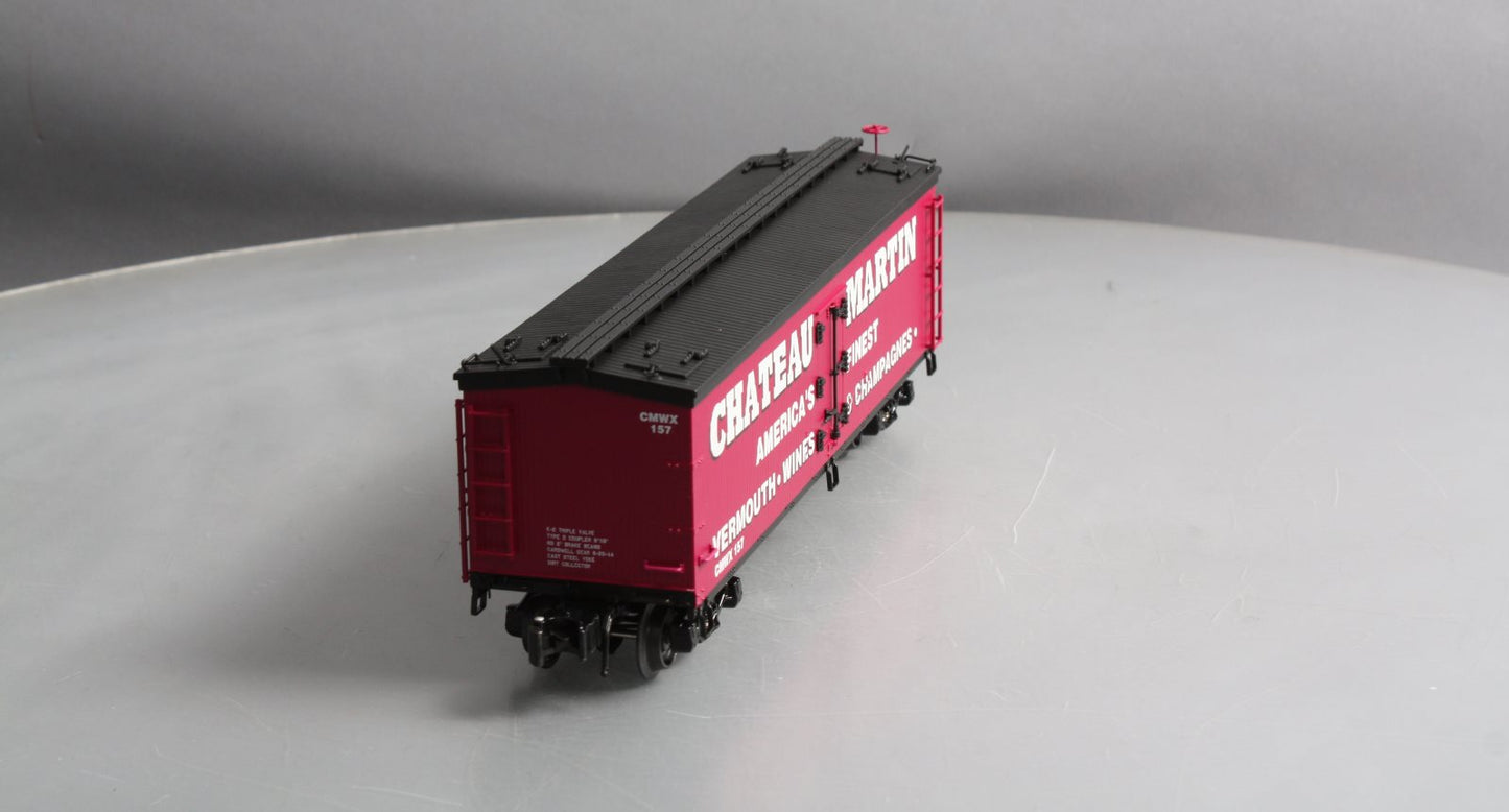 K-Line K742-8015 O Gauge Chateau Wine Refrigerator Car #157 LN/Box