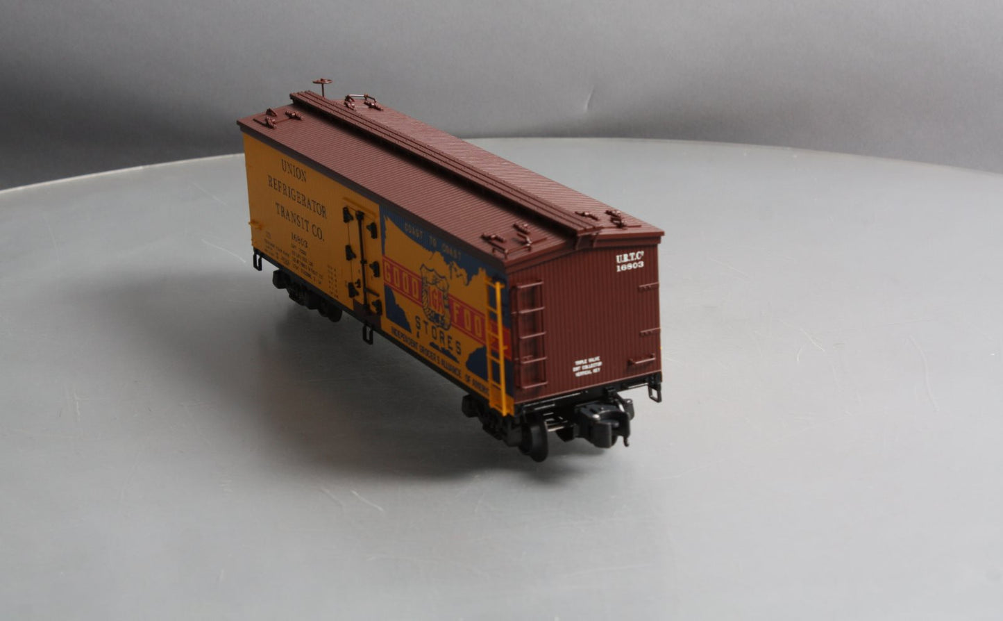 K-Line K742-8024 O Gauge IGA Stores Wood Sided Reefer Car #16803 LN/Box