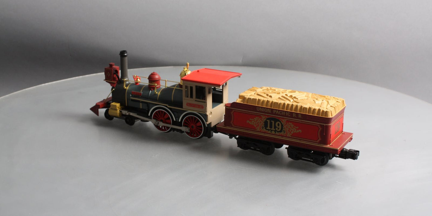 MTH 30-1672-1 O-27 UP 4-4-0 General Steam Locomotive w/PS3 #119