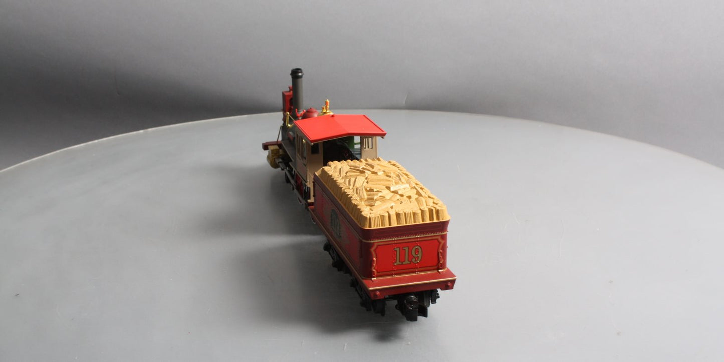 MTH 30-1672-1 O-27 UP 4-4-0 General Steam Locomotive w/PS3 #119