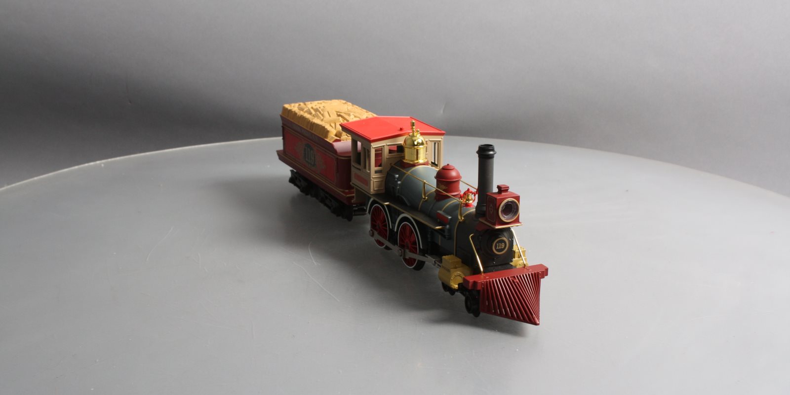 MTH 30-1672-1 O-27 UP 4-4-0 General Steam Locomotive w/PS3 #119
