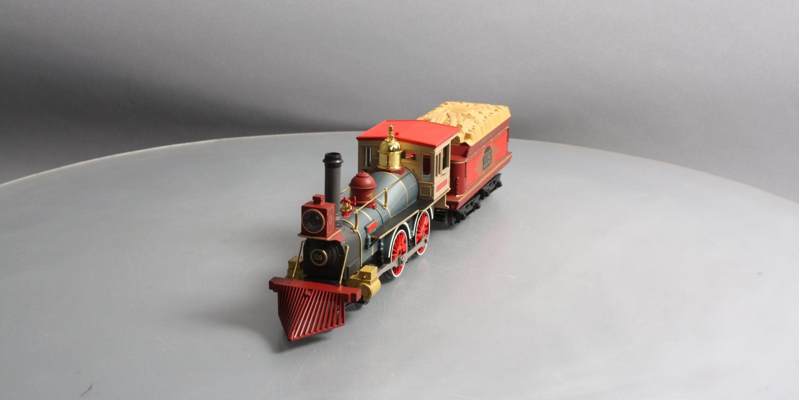 MTH 30-1672-1 O-27 UP 4-4-0 General Steam Locomotive w/PS3 #119