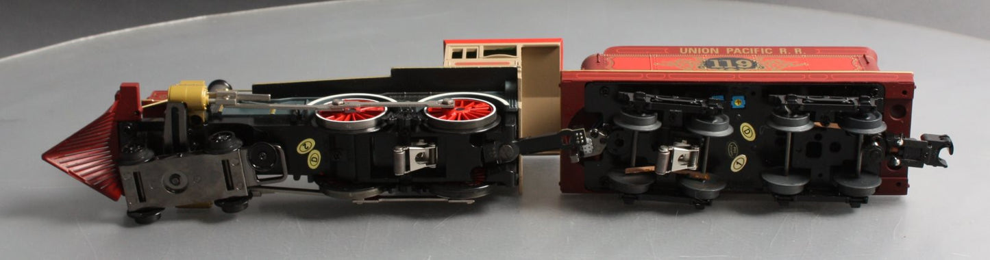MTH 30-1672-1 O-27 UP 4-4-0 General Steam Locomotive w/PS3 #119