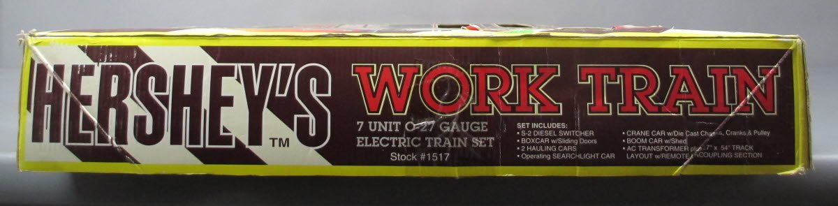 K-Line K1517 O Gauge Hershey's Work Train Diesel Train Set EX/Box