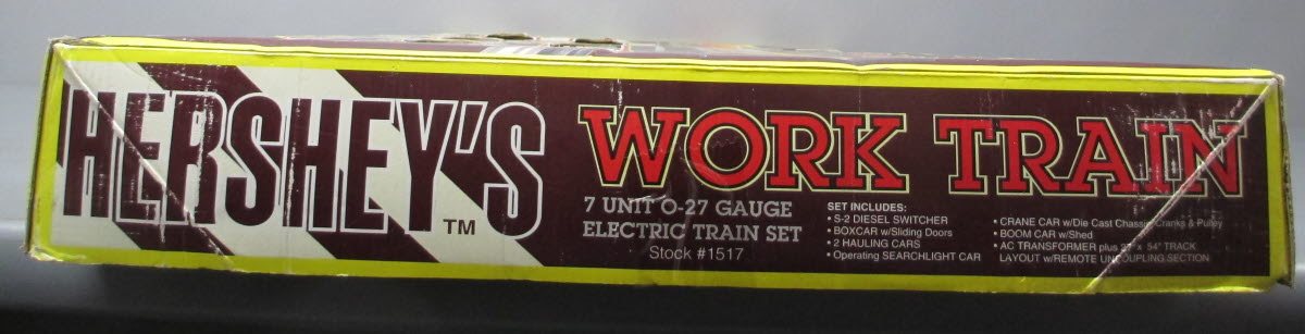 K-Line K1517 O Gauge Hershey's Work Train Diesel Train Set EX/Box