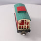 MTH 10-1042 O Gauge 817 Red & Peacock Roof Caboose w/ Brass Trim LN/Box
