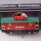 MTH 10-1042 O Gauge 817 Red & Peacock Roof Caboose w/ Brass Trim LN/Box